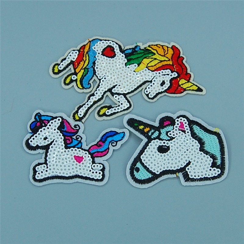 Fascinating Unicorn Ready Made Embroidered Patches HGE004