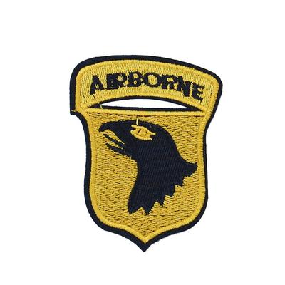 Yellow High Density American Eagle Embroidered Badge EB001