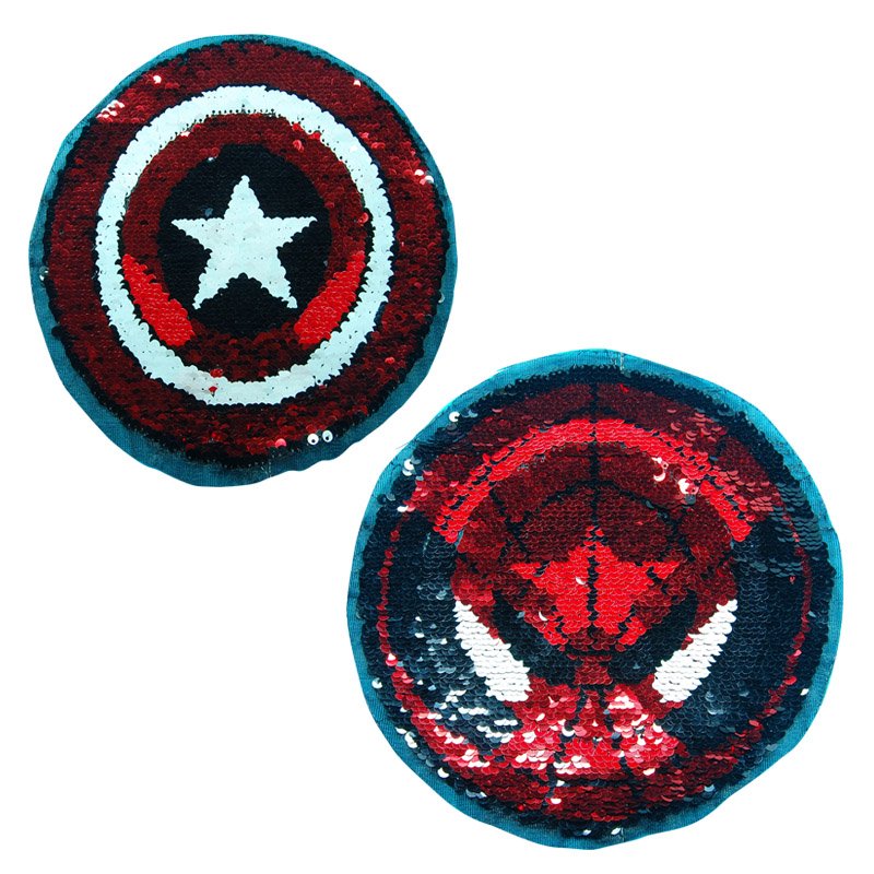 Buy Reversibel Captain America Spider-Man Best Made Embroidered Patches HGR004