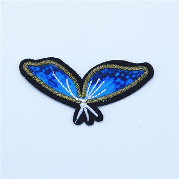 Custom Embroidered Badges Designer Iron On Patches For Clothes EB035